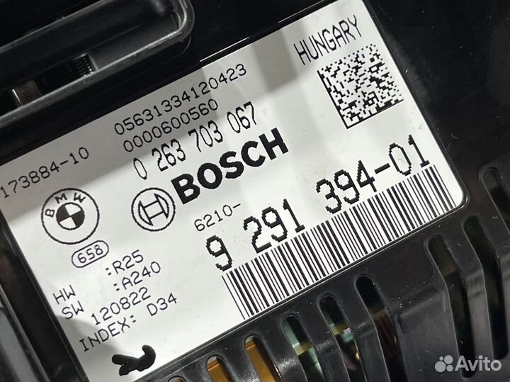 Панель приборов black BMW F10 F25 F15 F12 бензин