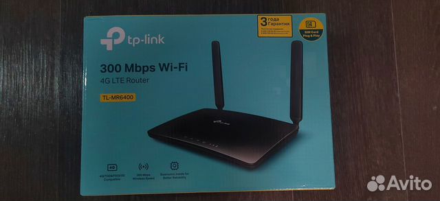 Wi-Fi 4G роутер Tp-link TL-MR6400 v4