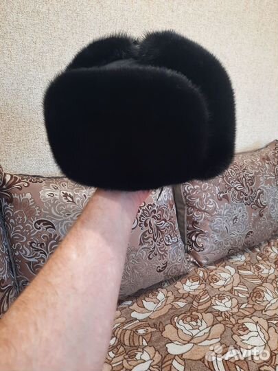 Норковая шапка мужская новая