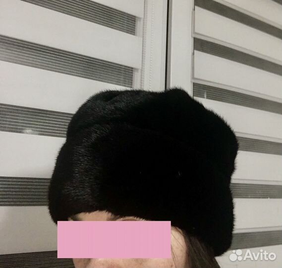 Шапка норковая женская новая