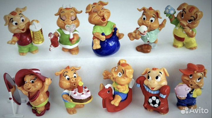 Свинки серия киндер сюрприз