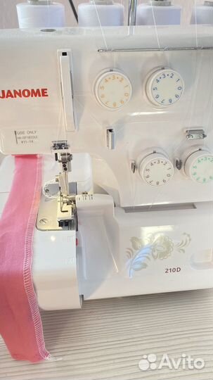 Оверлок janome 210d