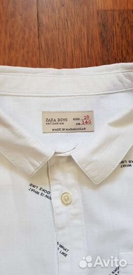 Рубашки zara для мальчика