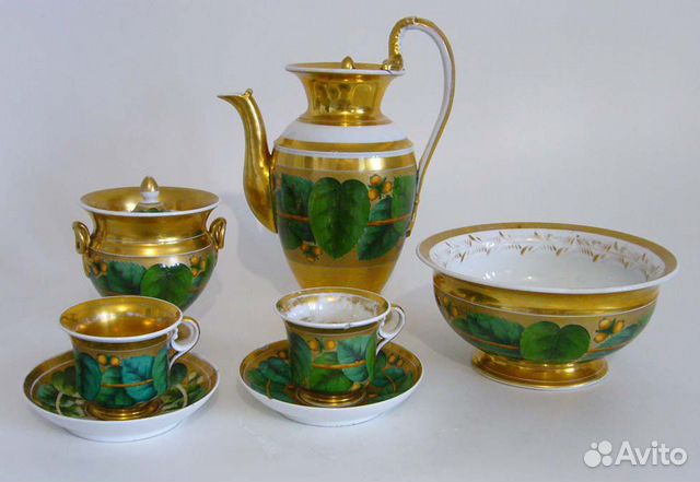 Сервиз Сафронов первая треть хix века