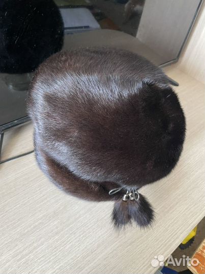 Шапка норковая женская