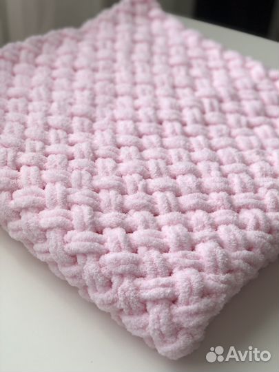 Плед детский из пряжи Alize puffy