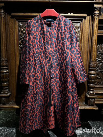 Леопардовое пальто Lanvin размер - 38