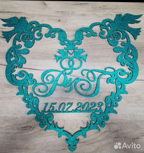 Монограмма на свадьбу (под заказ)