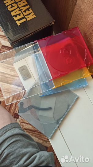 Пустые slim box для дисков 590шт