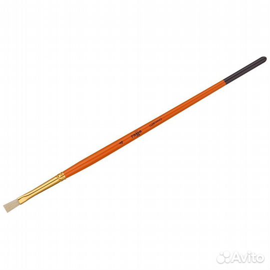 Кисть щетина Гамма, плоская №04 280618.06.04