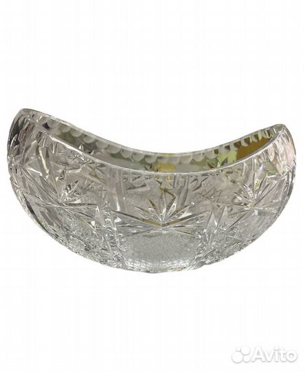 Ваза хрустальная ладья
