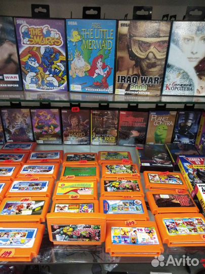 Картриджи sega.dendi.Новые