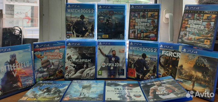 Диски PS4 PS5 Xbox One Xbox 360 Большой выбор