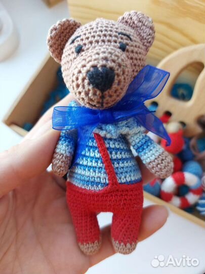 Слингобусы, грызунок, мишка-погремушка в наборе