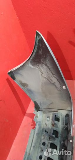 Приора седан бампер задний серебристый хор.сост