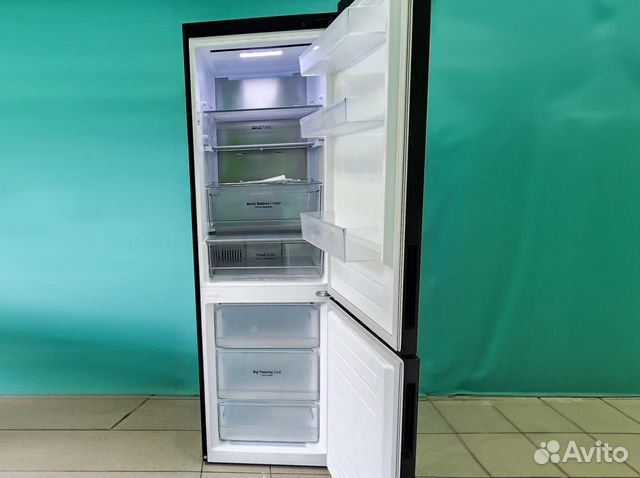 Холодильник LG черный no frost+ 2 года гарантии объявление продам