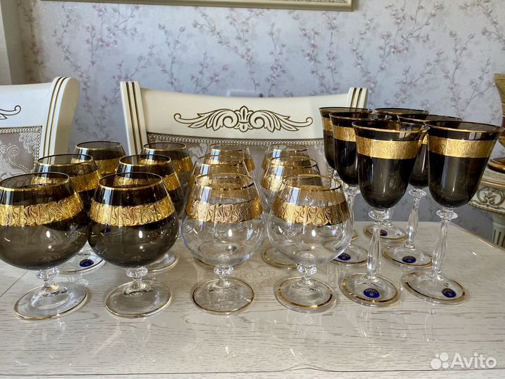 Бокалы Фужеры Богемия