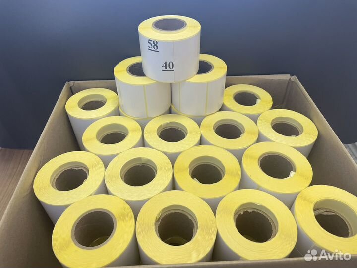 Термоэтикетки 58х40 в розницу и оптом