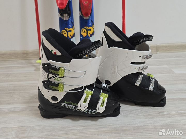 Горные лыжи детские 120 комплект