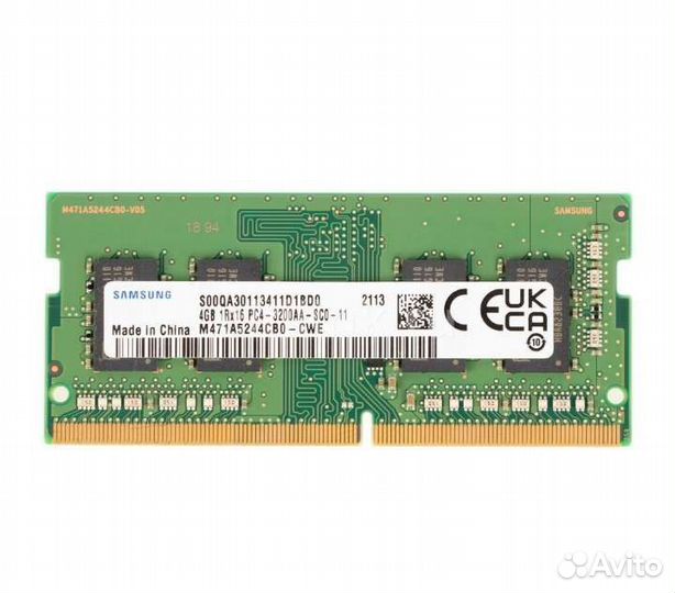 Оперативная память для ноутбука ddr4 8gb 3200