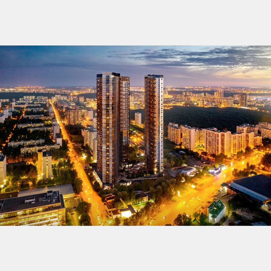 1-к. квартира, 60,8 м², 30/50 эт.