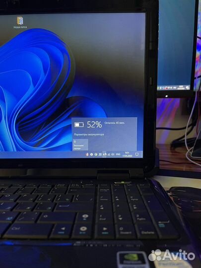 Ноутбук asus K50IN SSD