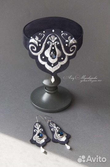 Тюбетейка, изю, серьги, пояс