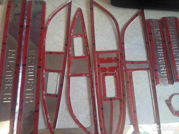 Декоративные накладки салона outlander 3