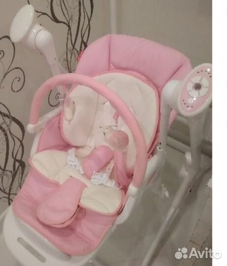 Стульчик д/кормл/эл.качели-carrello