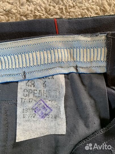 Брюки милицейские СССР