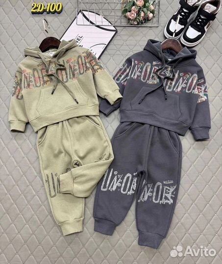 Костюм тёплый с начёсом 92-116 рост