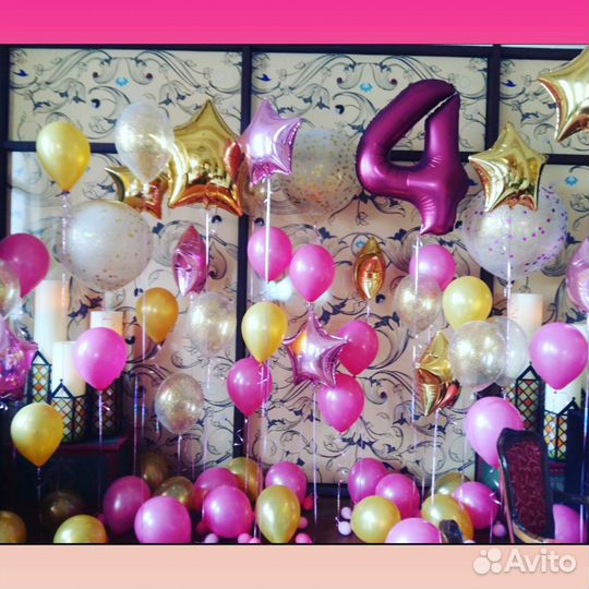 Воздушные гелиевые шары, фотозоны, доставка