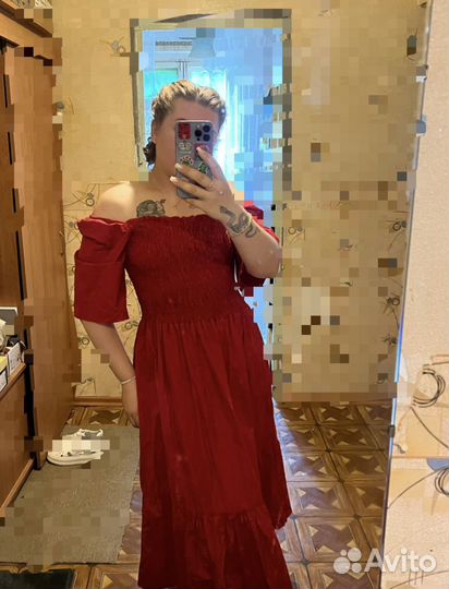 Платье хлопок