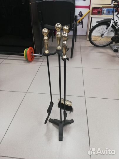 Каминный набор металл-латунь royal