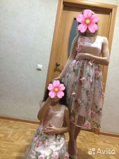 Платья мама и дочь фемели лук
