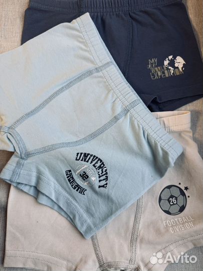 Трусы боксеры на мальчика, 116 см