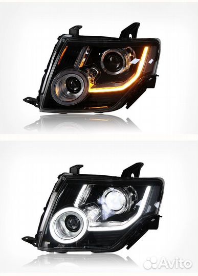 Bi-led фары pajero