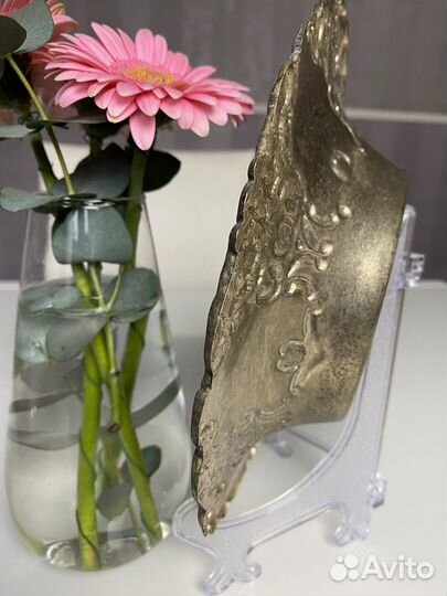 Блюдо фруктовница латунь