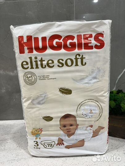 Подгузники Huggies Elite Soft 3 размер