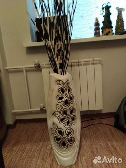 Ваза напольная с наполнением