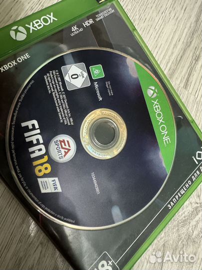 Fifa 18 xbox one без коробки