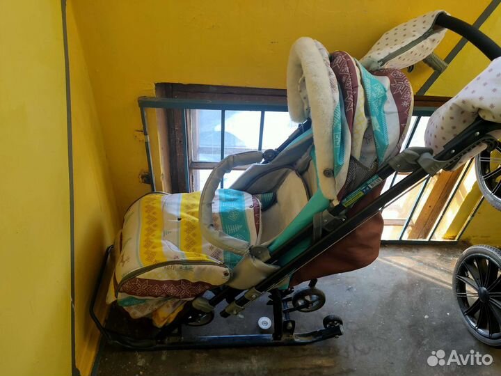 Санки коляска nika 7 2