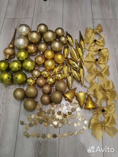 Набор ёлочных украшений игрушки на ёлку шары