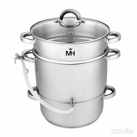 Соковарка MercuryHaus MC-6389 8 литров нержавейка