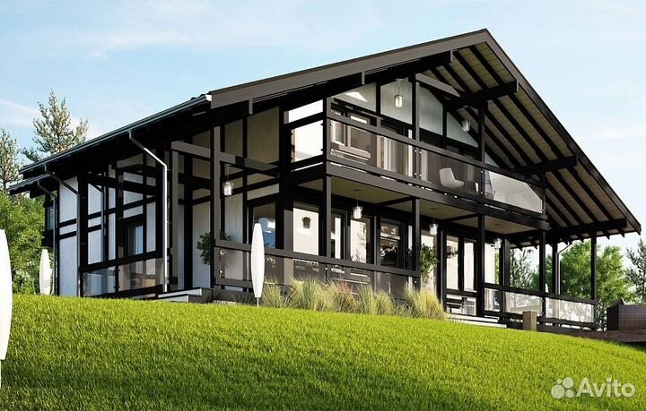 Строительство домов в стиле факферк под ключ