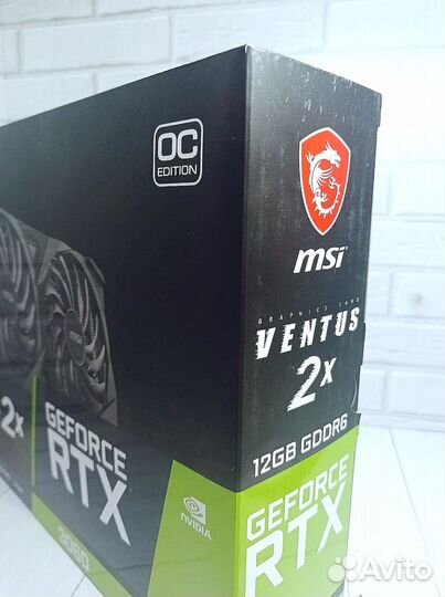 Msi rtx 3060 ventus 2X 12GB OC (новая, гарантия)