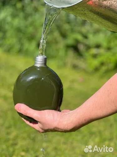 Фляга походная army 1л подарочная