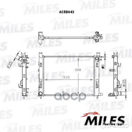 Радиатор (паяный) renault logan/sandero/clio