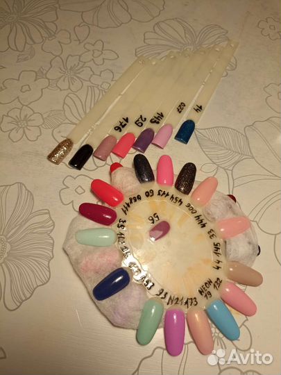 Набор для маникюра. Гель лаки, дизайн