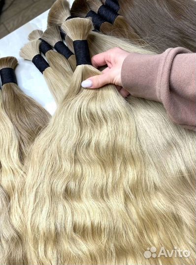 Волосы для наращивания, 55см, надёжно